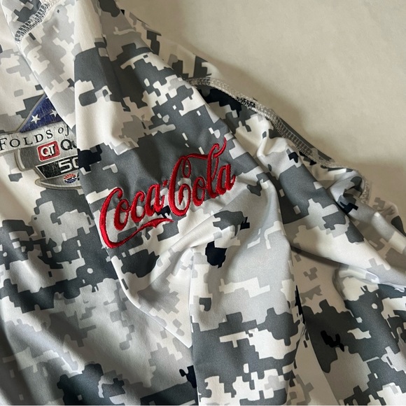 Folds of honor Quick Trip 500 Atlanta speed way long sleeve pullover size large - Picture 7 of 11